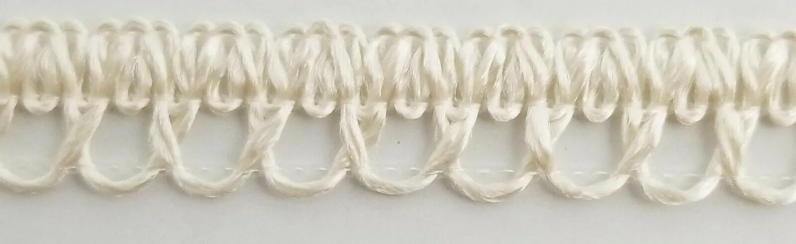 3/8" Looped Cluny Lace Trimming - 30 Yards - MADE IN USA!