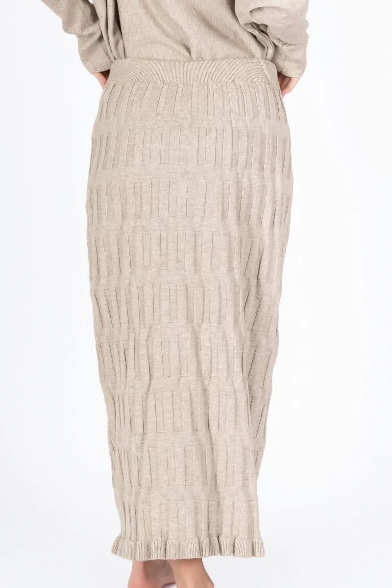 ARIANA SKIRT (BEIGE)