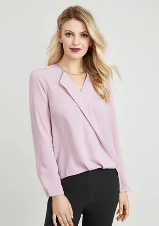 Biz Collection Womens Lily Hi-lo Blouse (S014LL)