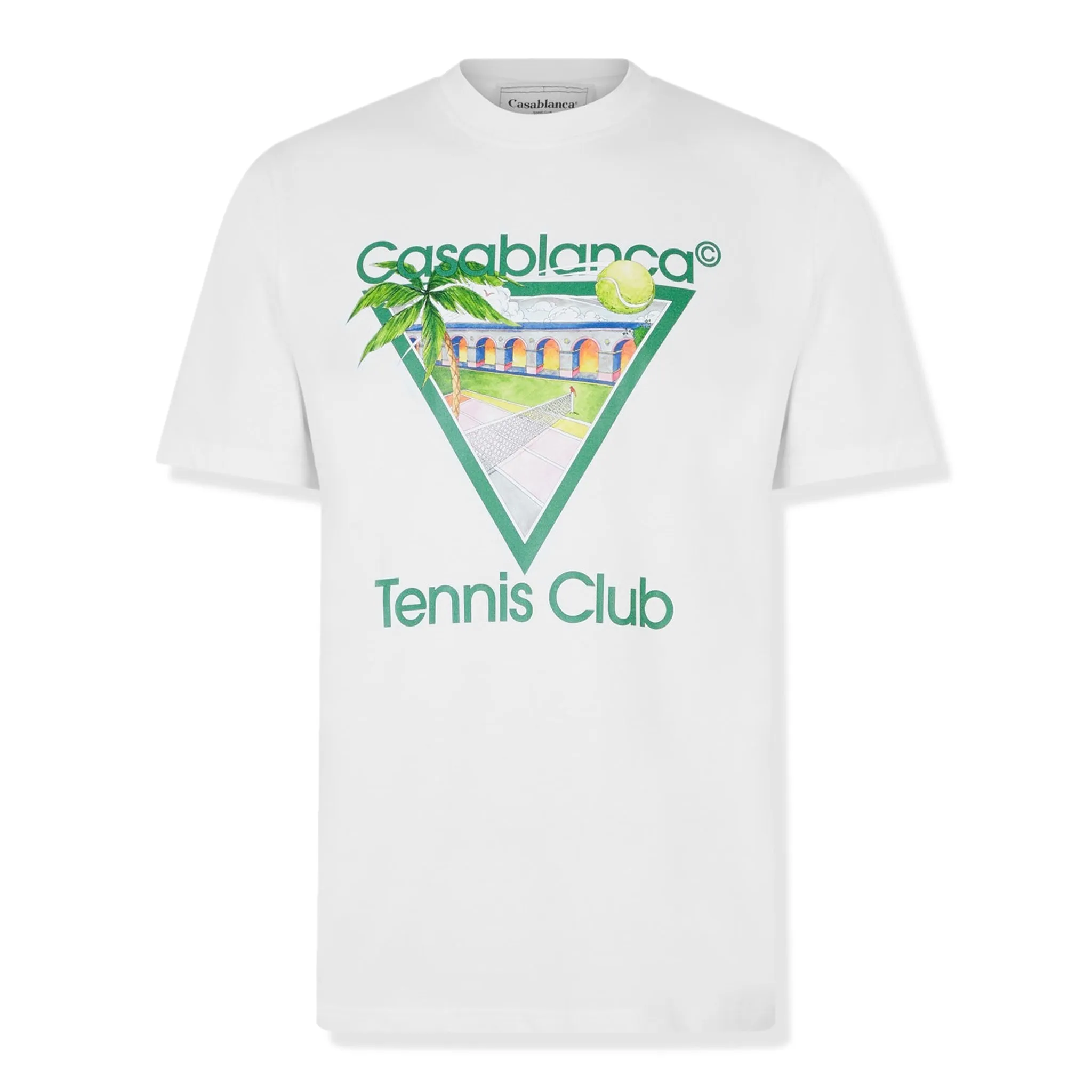 Casablanca Casa Tennis Club White T Shirt