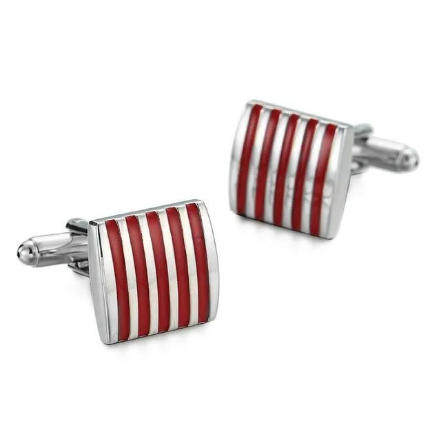 Classy Men Cufflinks Striped