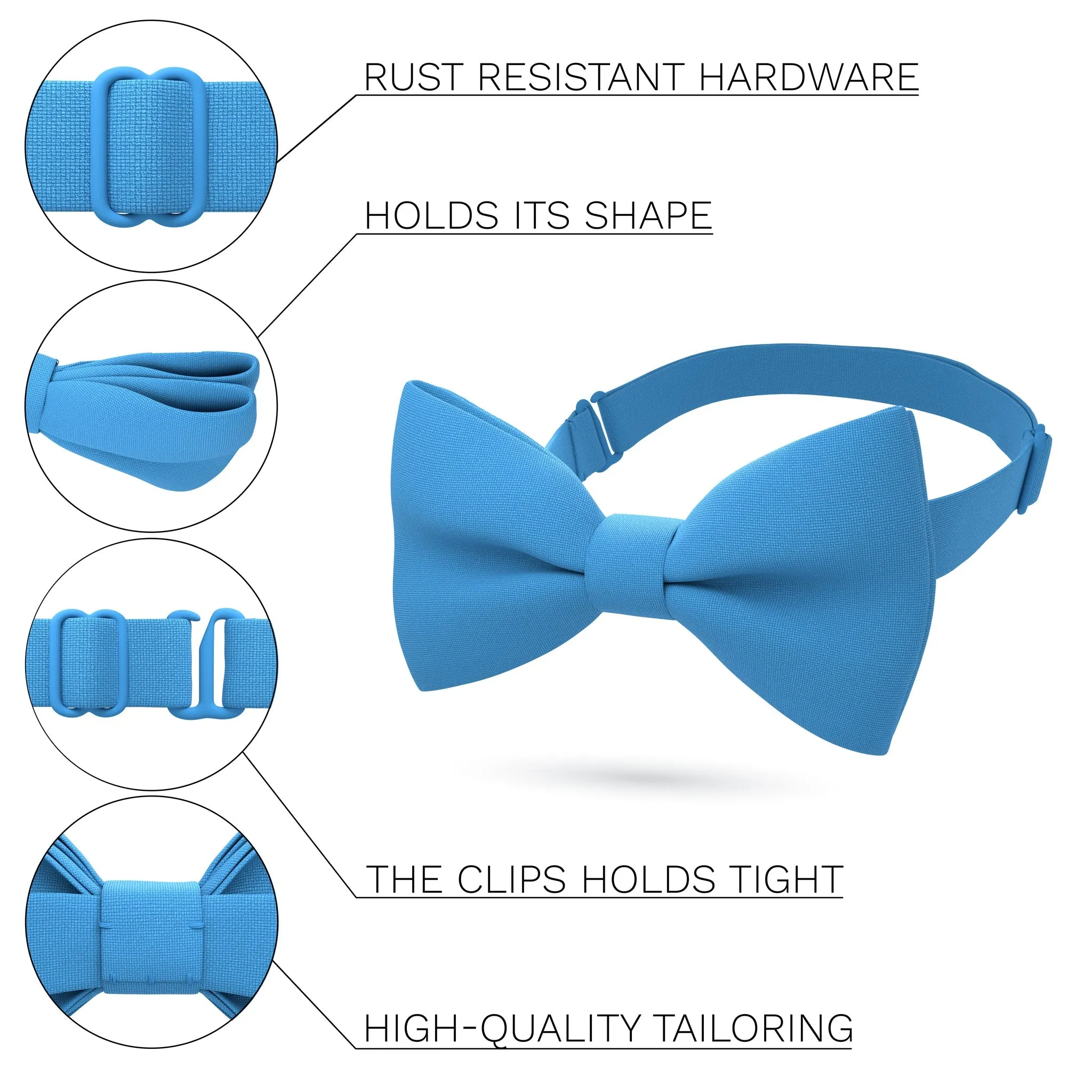 Deep Blue Bow Tie