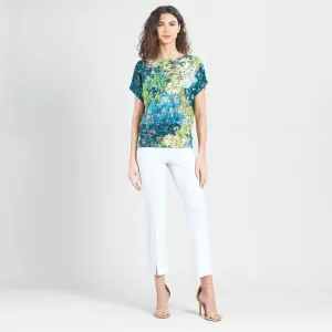 Dolman Short Sleeve Top - Floral Patch - Final Sale!