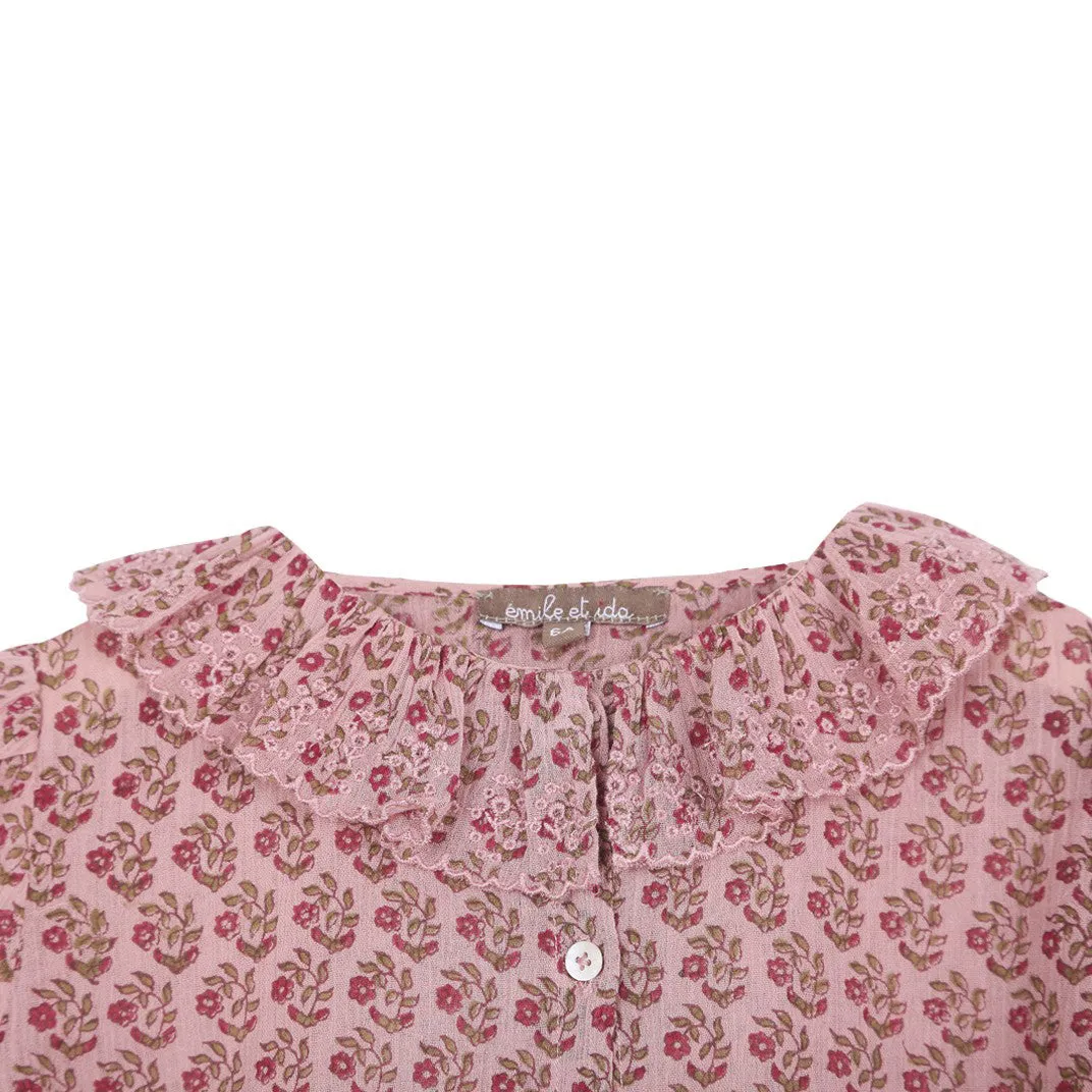 Emile et Ida Blouse Paquerette Rose