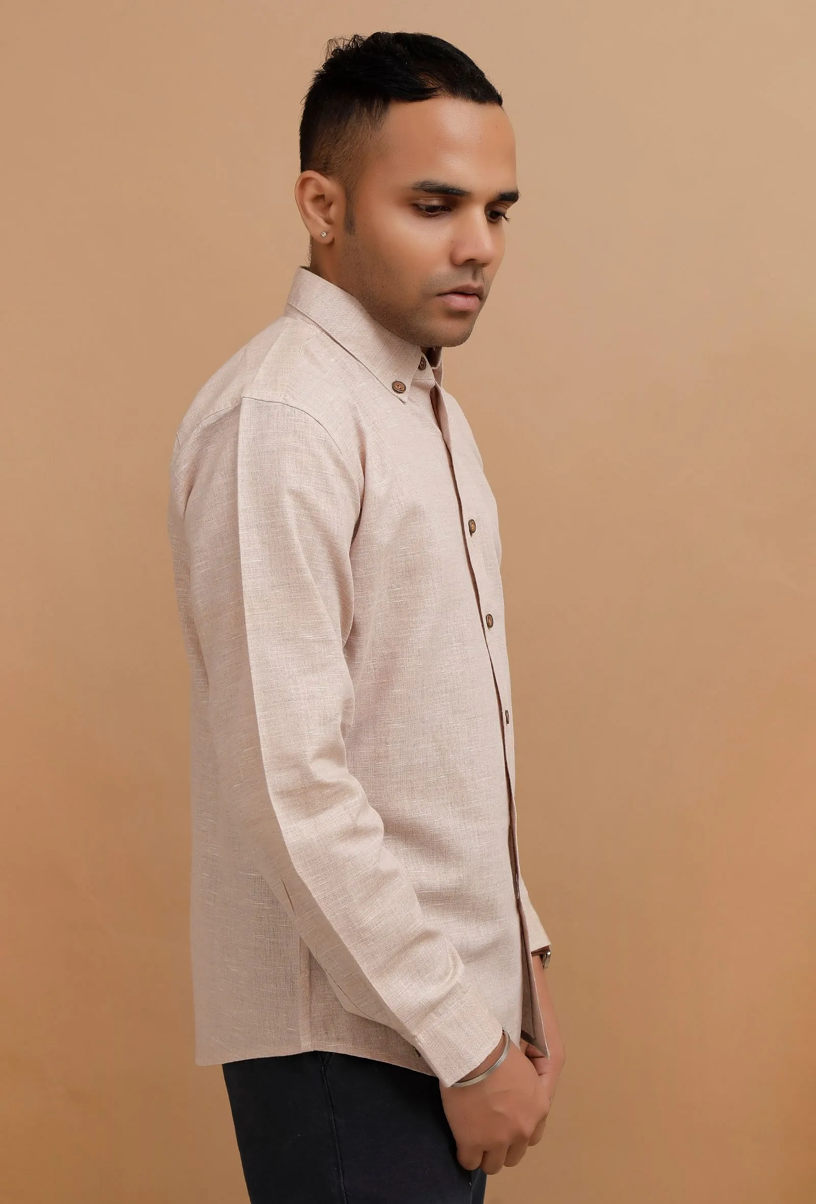 Fawn Cotton Casual Shirt