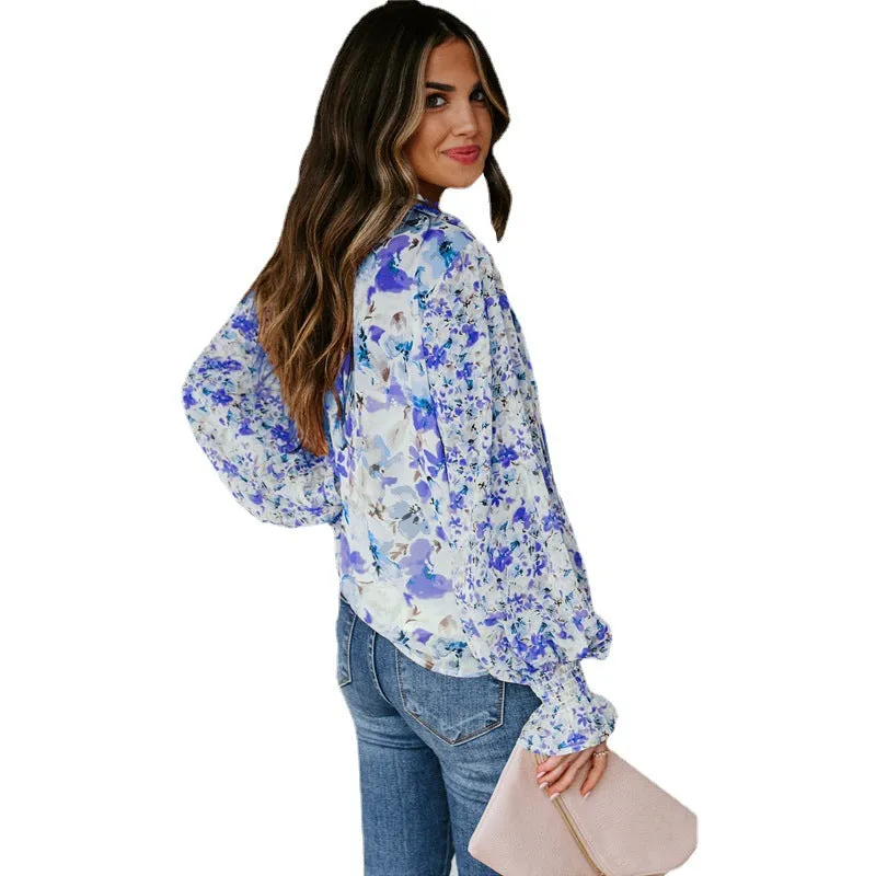 Floral Sleeve Top Women