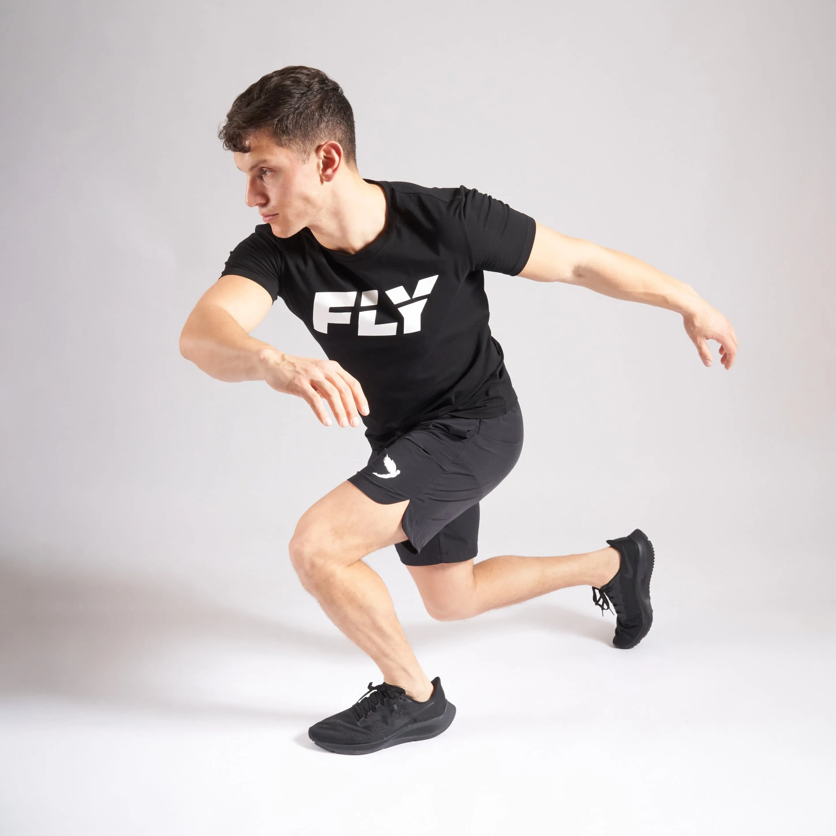 FLY BIG LOGO T - BLACK