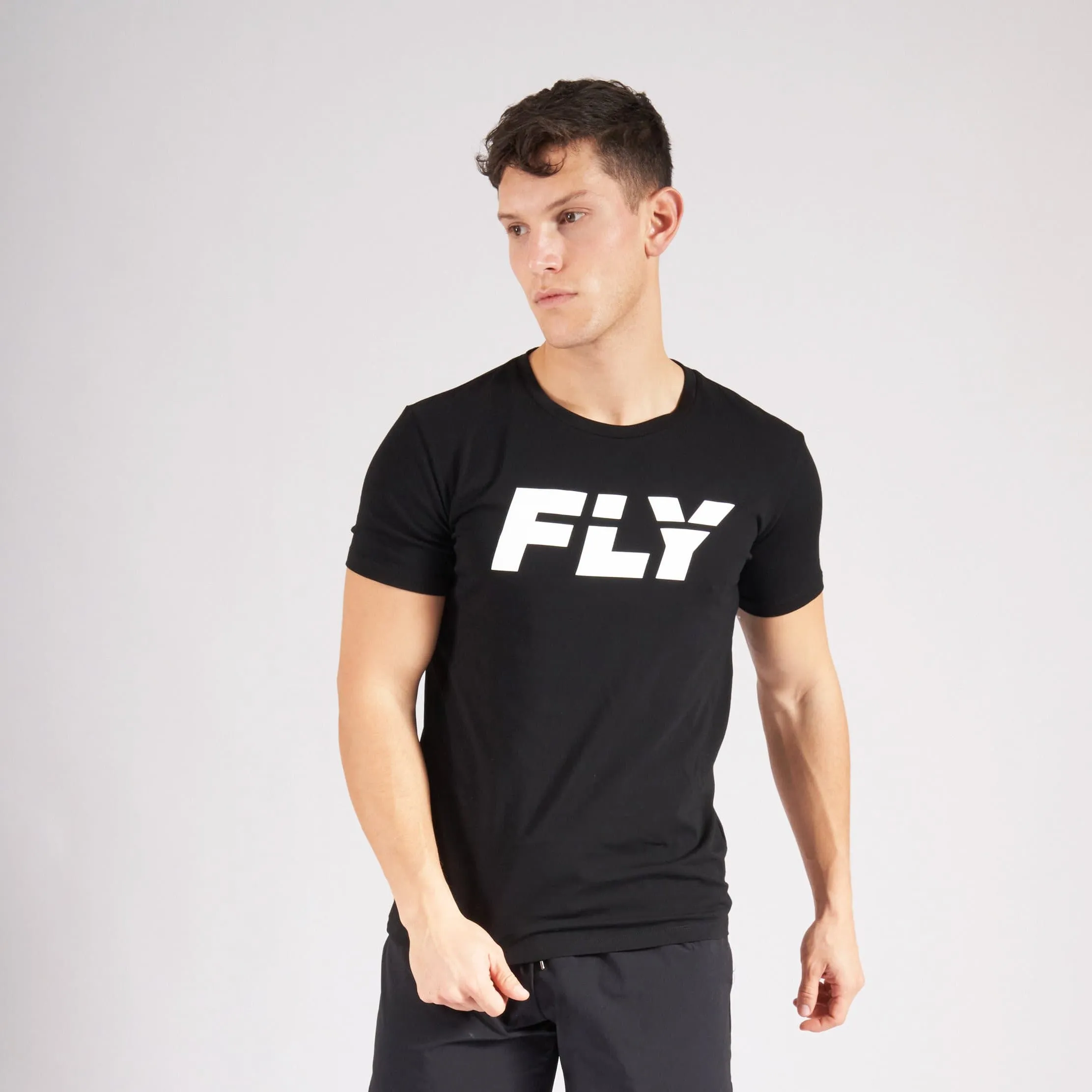 FLY BIG LOGO T - BLACK