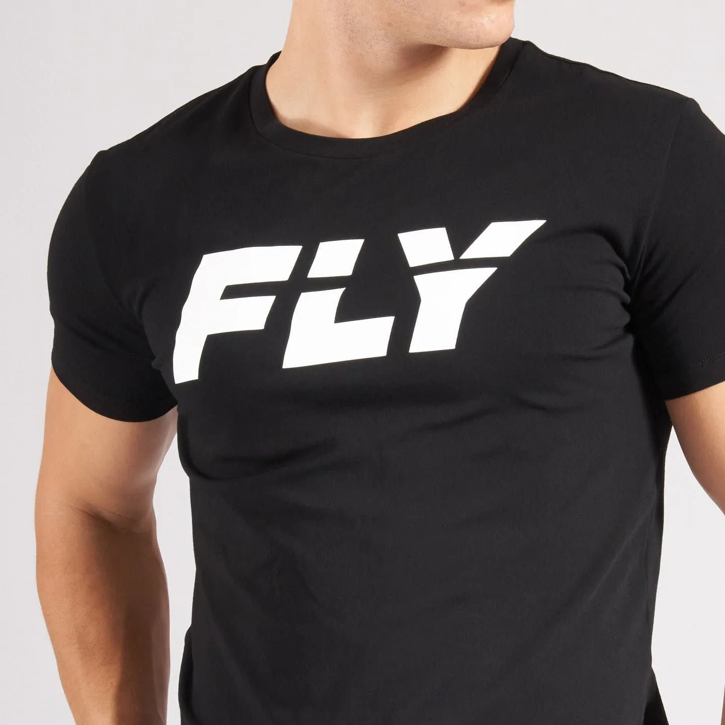 FLY BIG LOGO T - BLACK