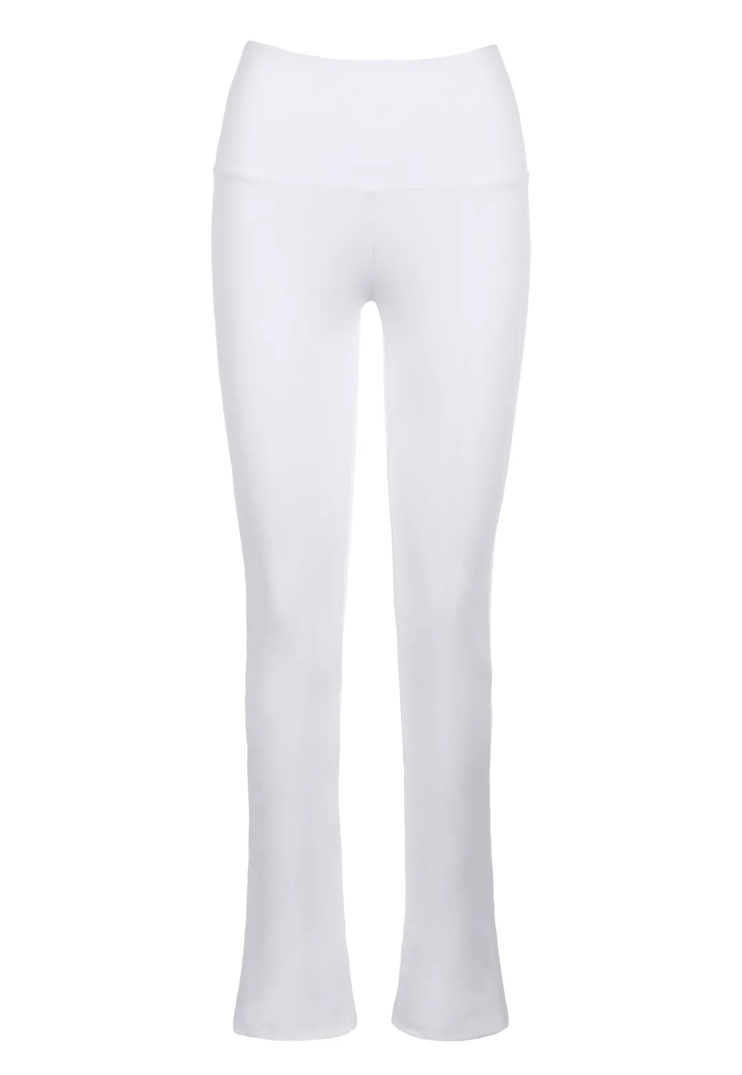 Gabriele Italian Stretch Cotton Pant in White