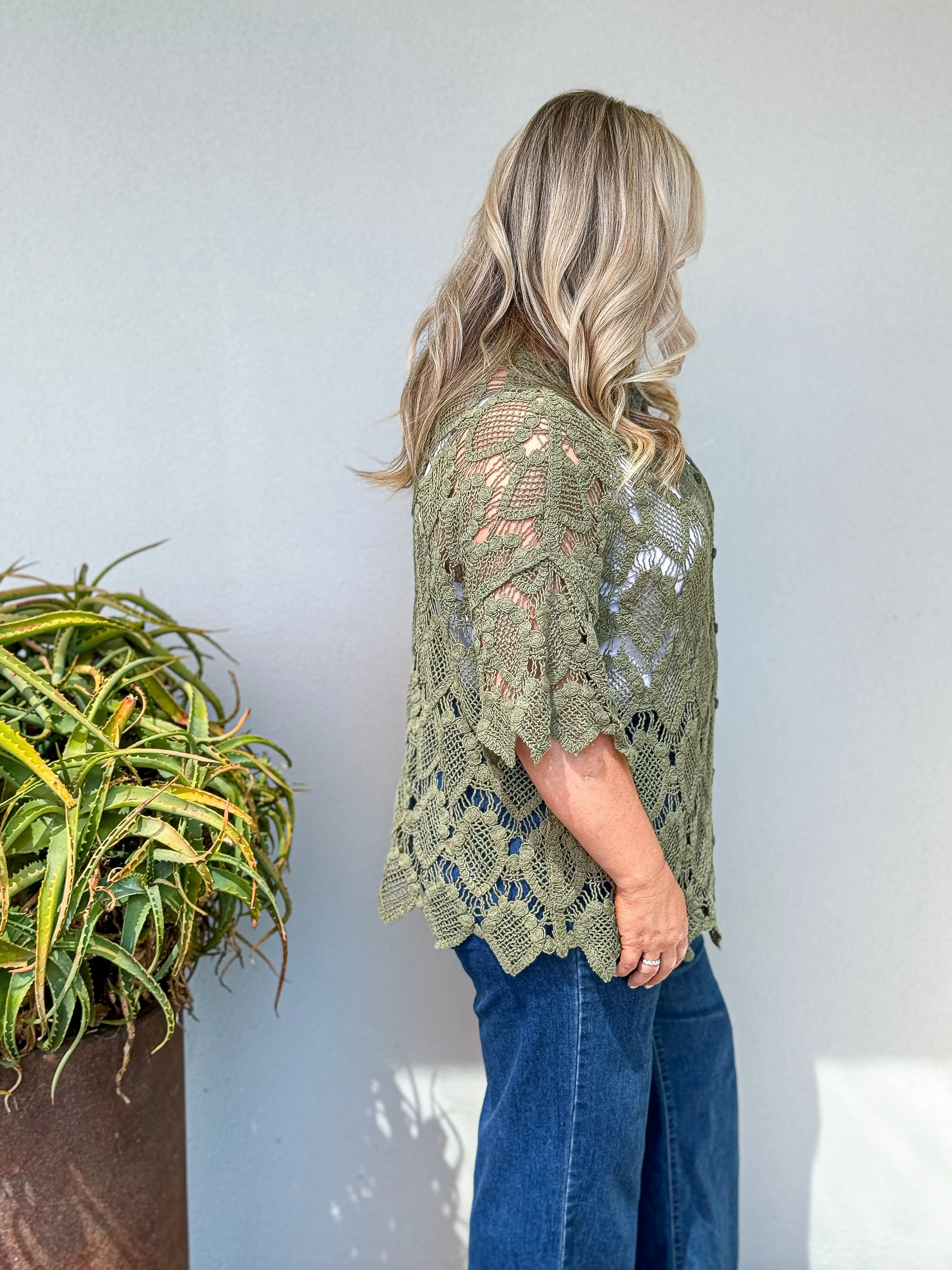 Giselle Shirt - Olive