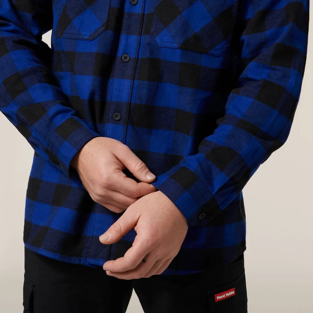 Hard Yakka Long Sleeve Check Flannel Shirt  Y07295