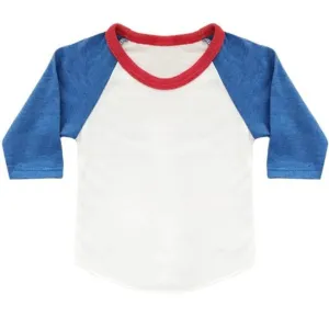 Infant/Toddler/Youth Americana Raglan Baseball Shirt 2-pk Made in USA17330/17660/17220