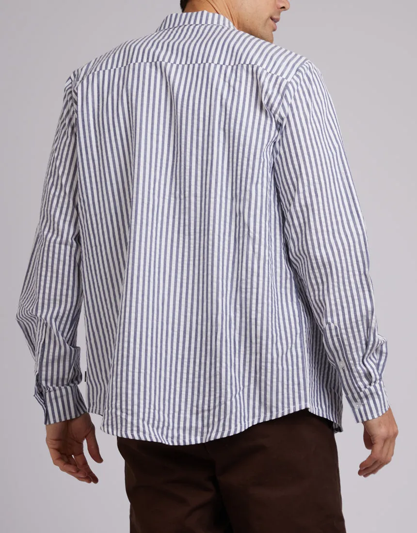 Long Sleeve Shirt White Stripe