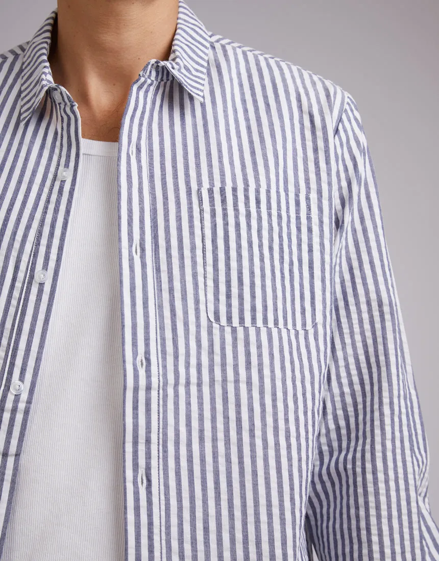 Long Sleeve Shirt White Stripe