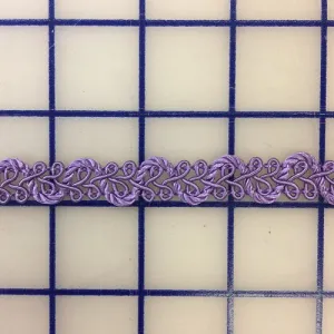 Non-Metallic Trim - 1/2-inch Fancy Braid Lilac