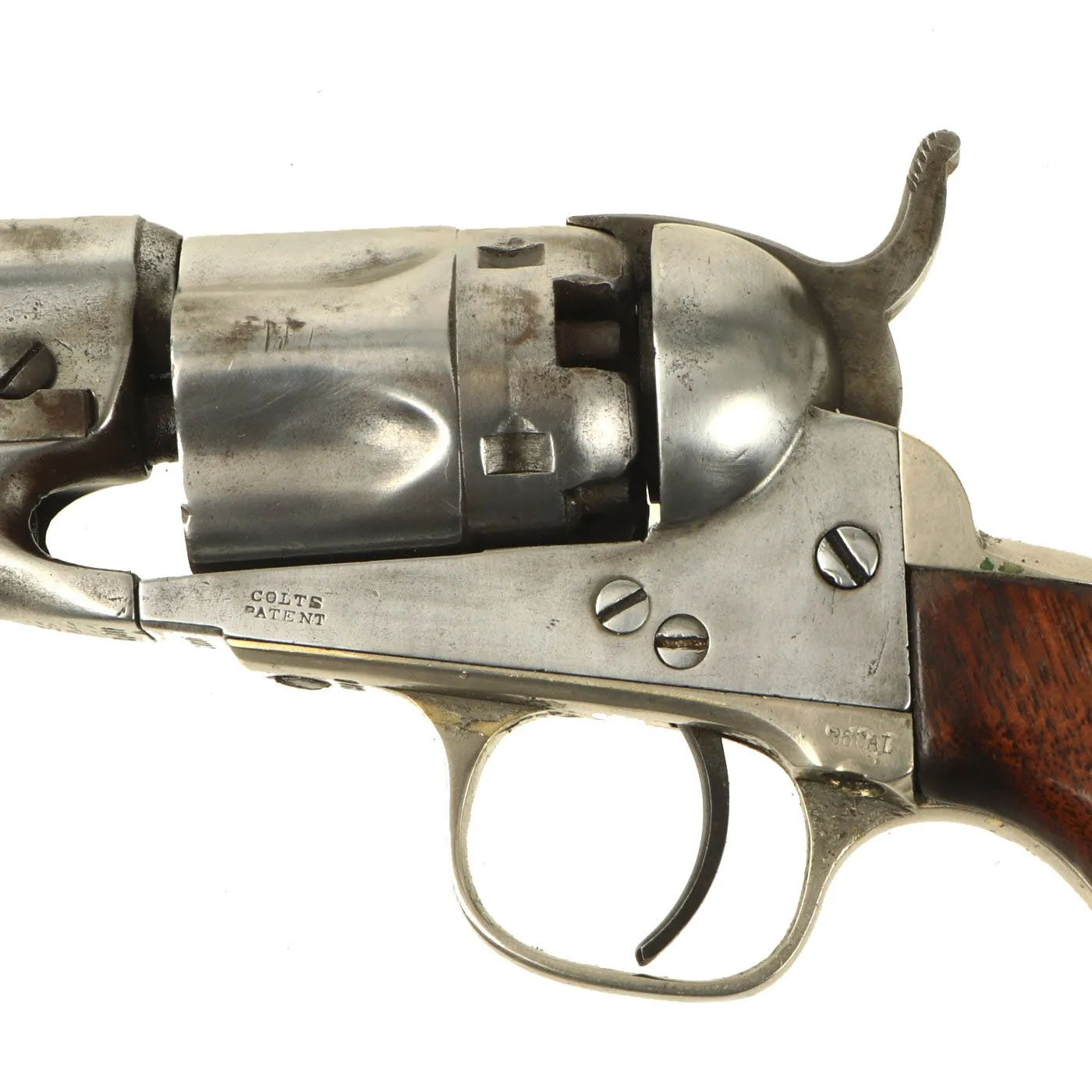 Original Civil War Colt M-1862 Police Pocket Percussion Fluted-cylinder Revolver made in 1862 - Serial 10266