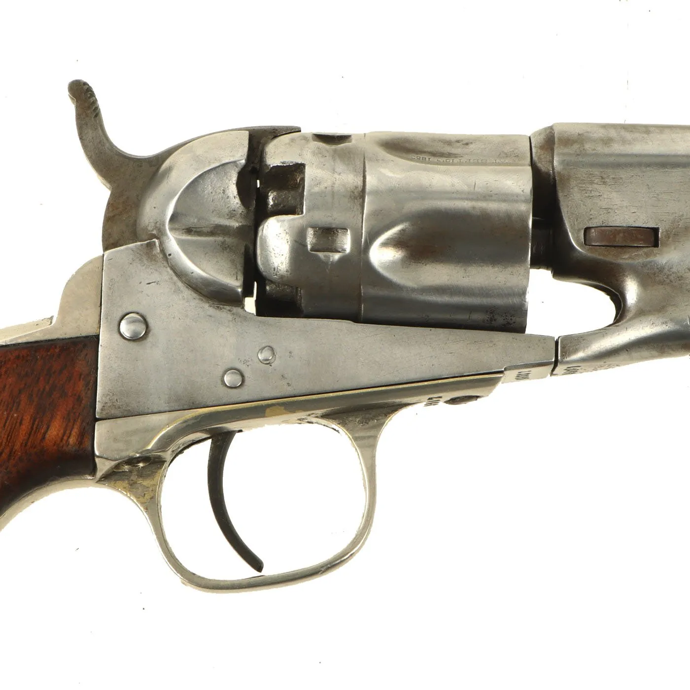 Original Civil War Colt M-1862 Police Pocket Percussion Fluted-cylinder Revolver made in 1862 - Serial 10266