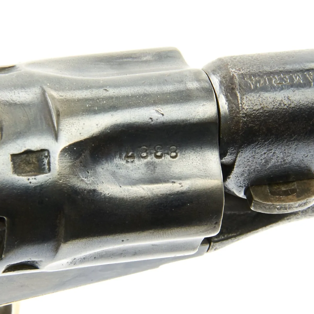 Original Civil War Era Colt M-1862 Police Pocket Percussion Fluted-cylinder Revolver made in 1861 - Serial 8387