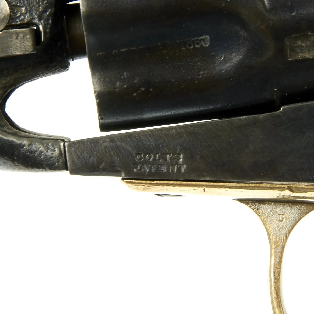 Original Civil War Era Colt M-1862 Police Pocket Percussion Fluted-cylinder Revolver made in 1861 - Serial 8387