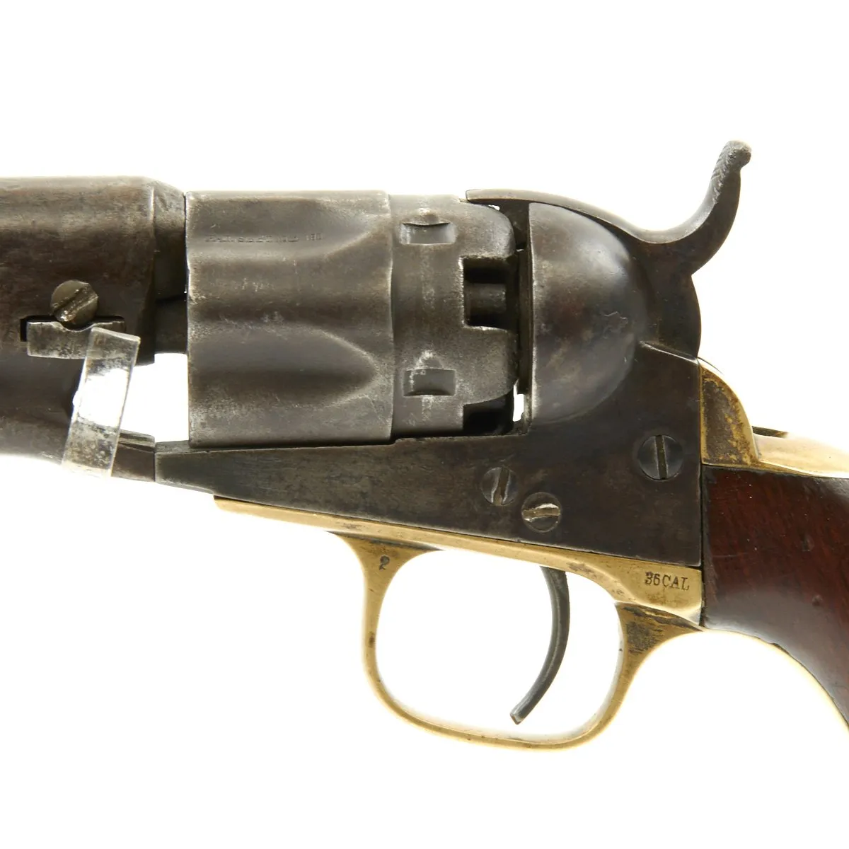 Original Civil War Era Colt M-1862 Police Pocket Percussion Fluted-cylinder Revolver made in 1863 - Serial 19345