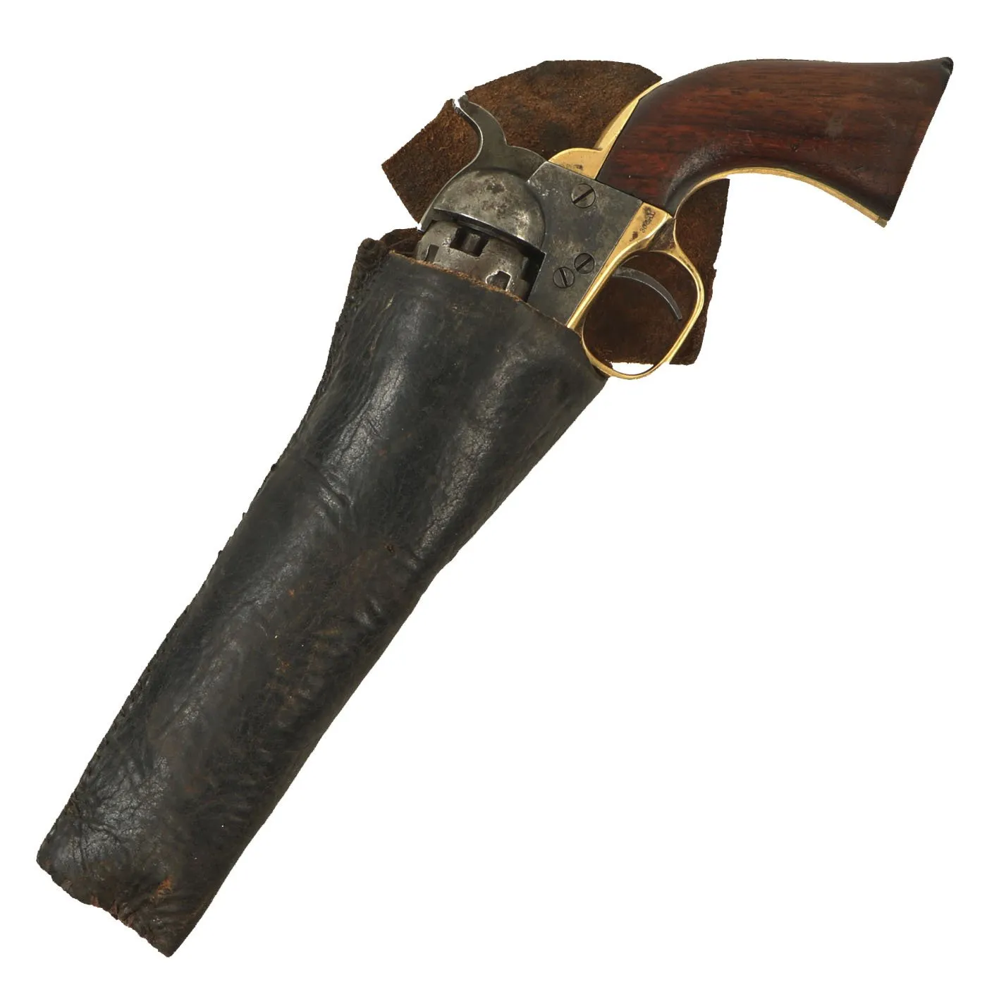 Original Civil War Era Colt M-1862 Police Pocket Percussion Fluted-cylinder Revolver made in 1865 - Serial 30430