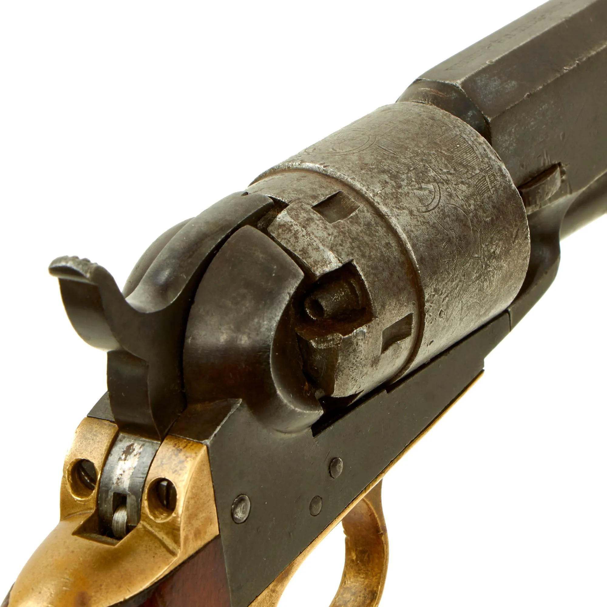 Original Rare U.S. Civil War Colt M-1862 Pocket Navy .36cal Percussion Revolver with 5 1/2" Barrel made in 1861 - Serial 3849