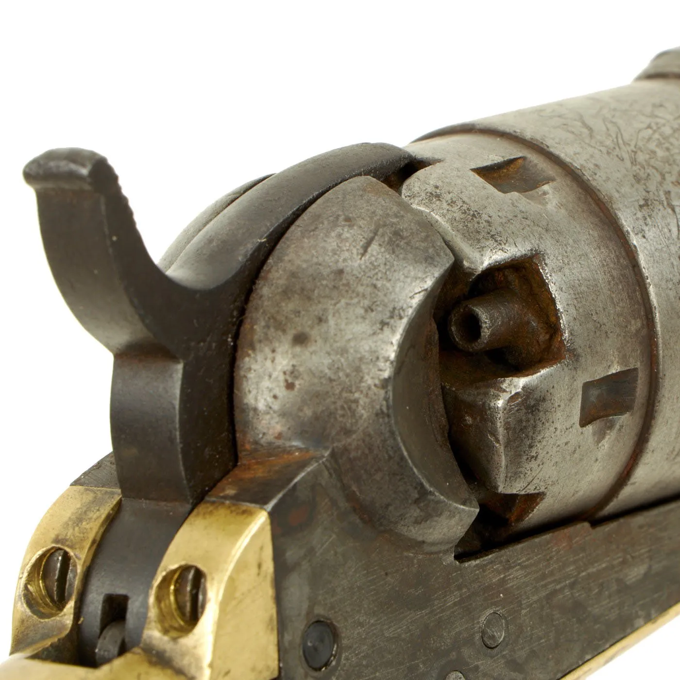 Original Rare U.S. Civil War Colt M-1862 Pocket Navy .36cal Percussion Revolver with 6 1/2" Barrel made in 1863 - Serial 9498