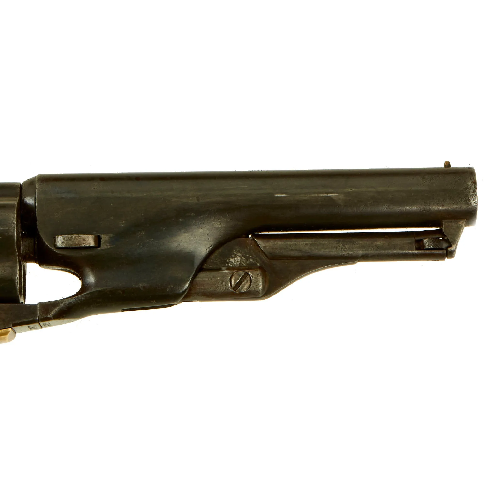 Original U.S. Cased British Proofed Colt M-1862 Police Pocket .36cal Percussion Revolver with 4 1/2" Barrel made in 1866 - Serial 33828