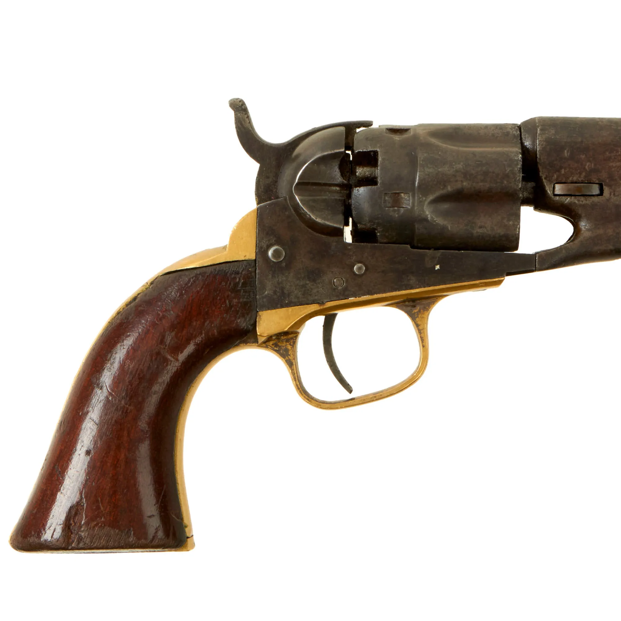 Original U.S. Civil War Colt M-1862 Police Pocket .36cal Percussion Revolver with 5 ½" Barrel made in 1863 - Serial 22219