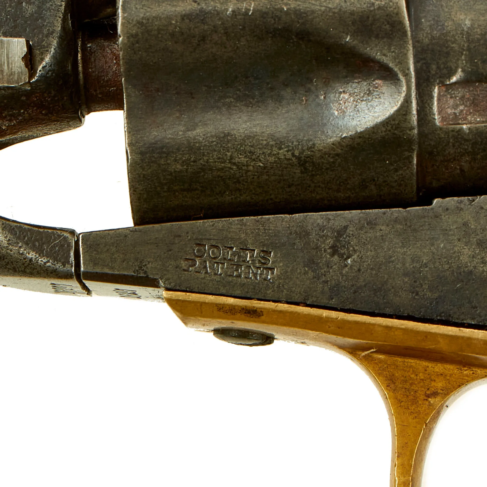 Original U.S. Civil War Era Colt M-1862 Police Pocket .36cal Percussion Revolver with 4 1/2" Barrel made in 1863 - Serial 16297