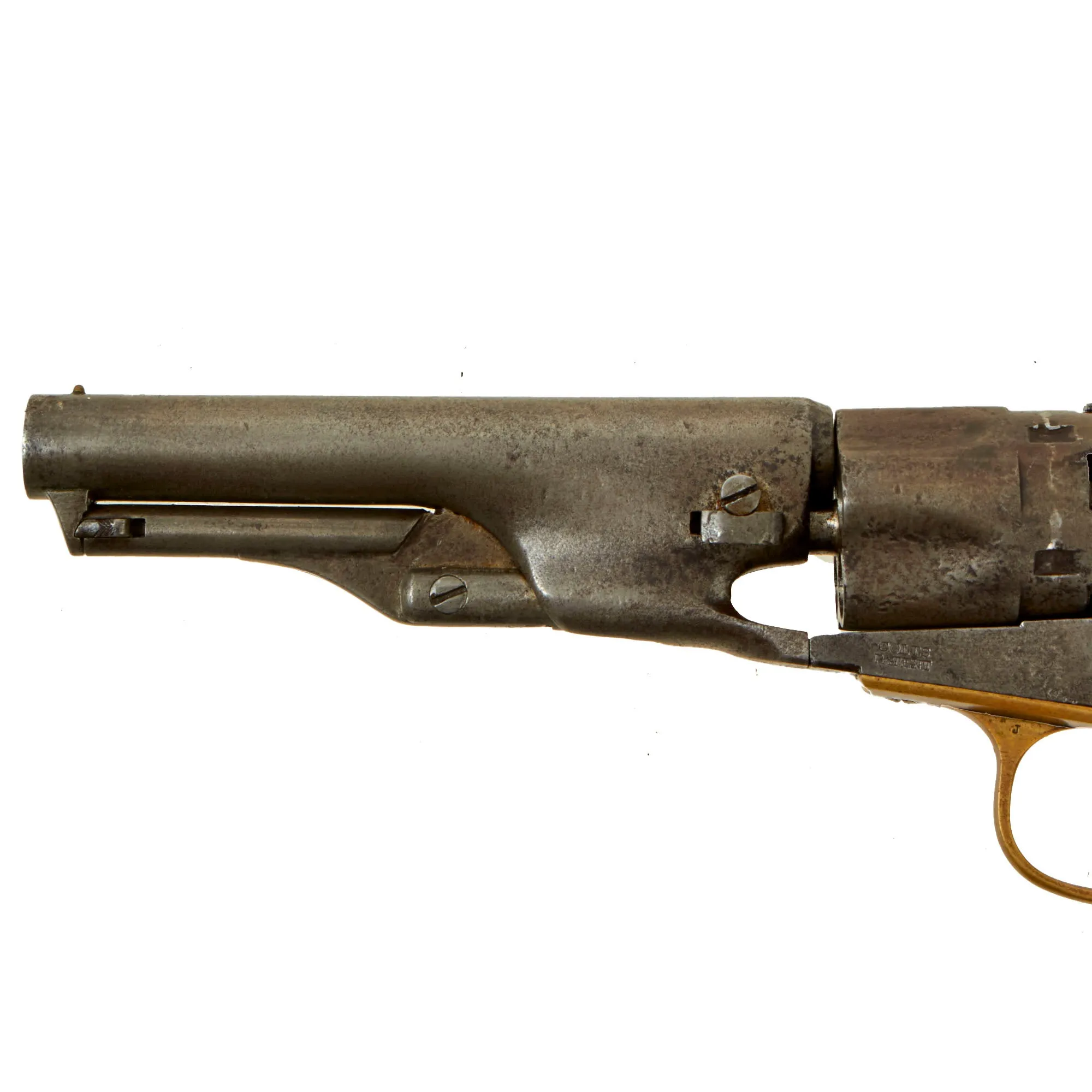 Original U.S. Civil War Era Colt M-1862 Police Pocket .36cal Percussion Revolver with 4 ½" Barrel made in 1867 - Serial 35212