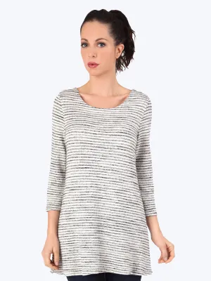 Pique Knit Jersey Jacquard Mara Tunic