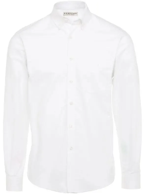 RM WILLIAMS Collins Oxford Button Down Shirt - Men's - White