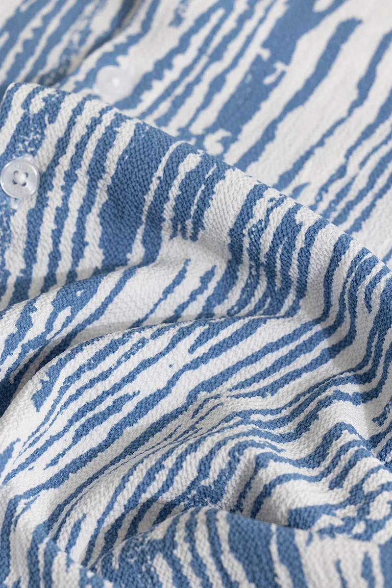 Strippy Lines Blue Shirt