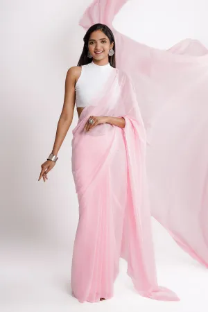 Teejh Ajuni  Georgette Saree