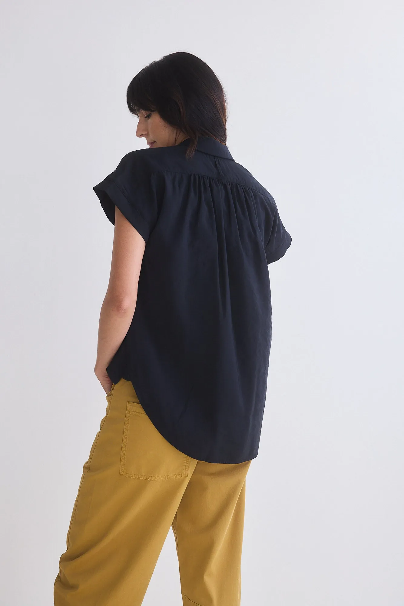 The Nonchalant Oversized Voile Blouse