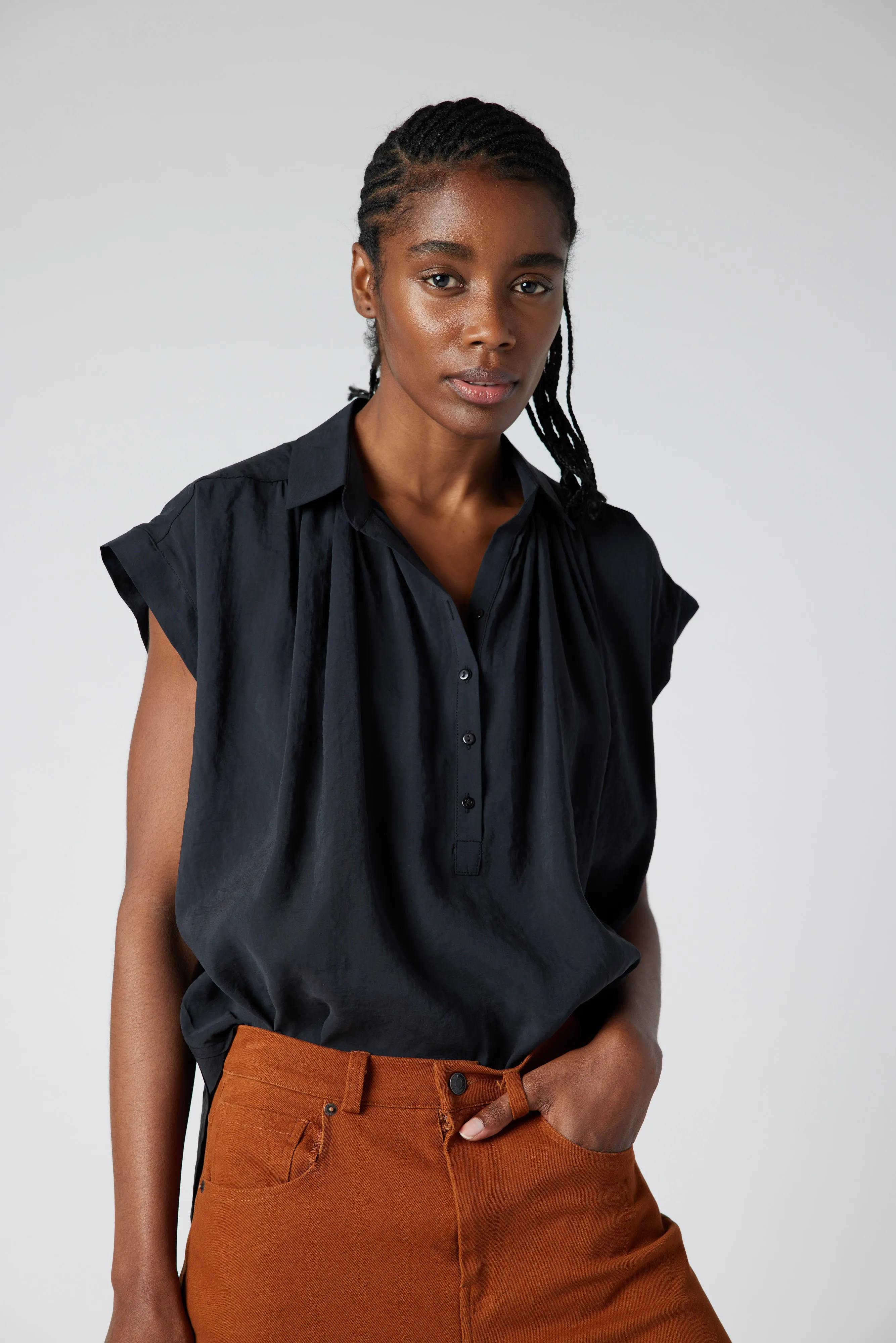 The Nonchalant Oversized Voile Blouse