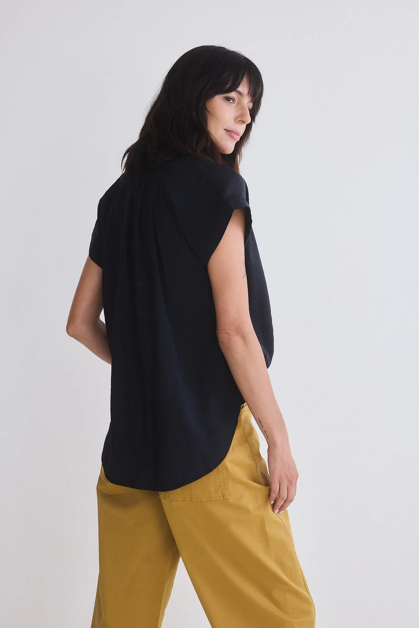 The Nonchalant Oversized Voile Blouse