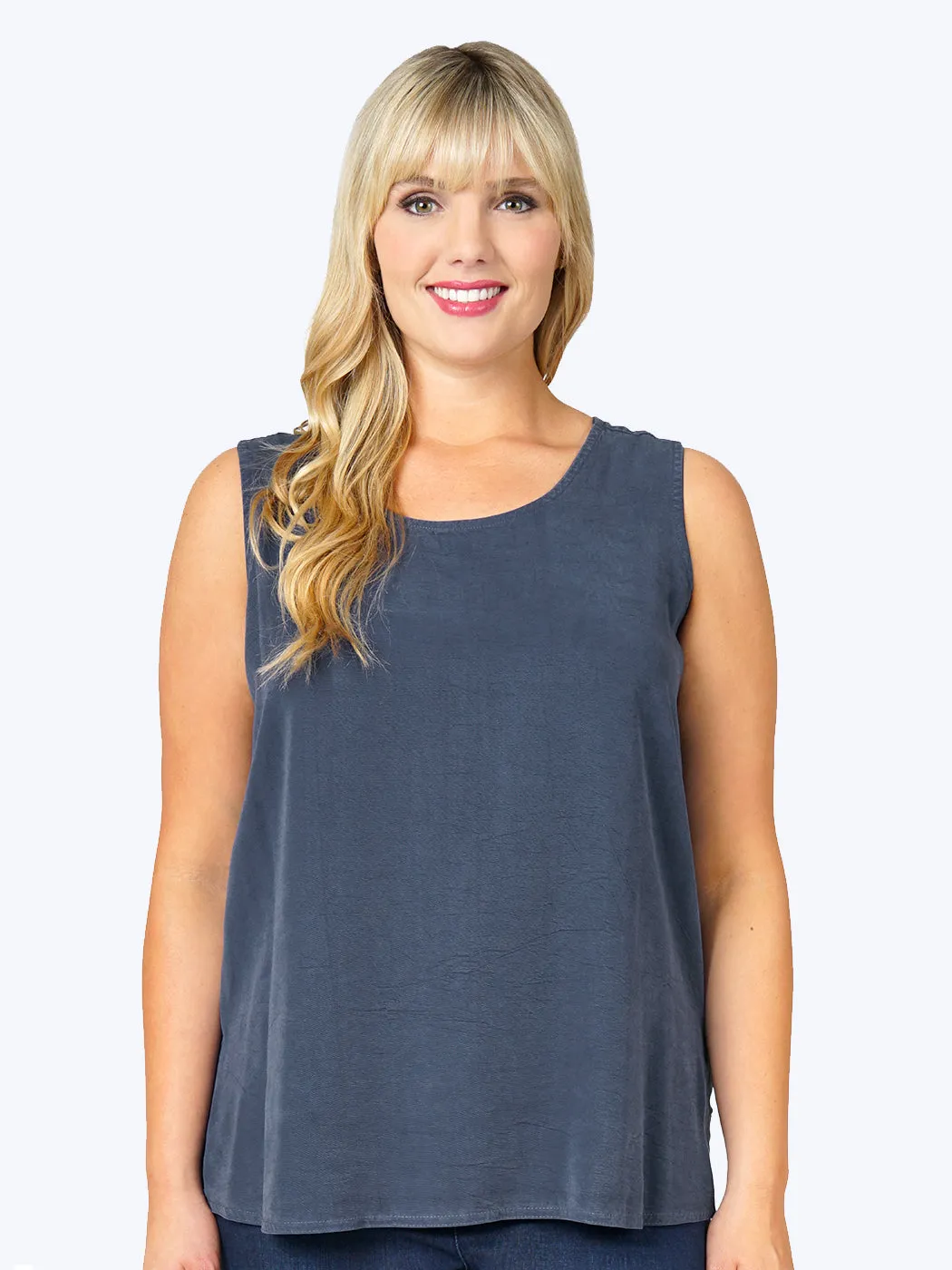 Tianello Plus Sized TENCEL™ "Long" Tank