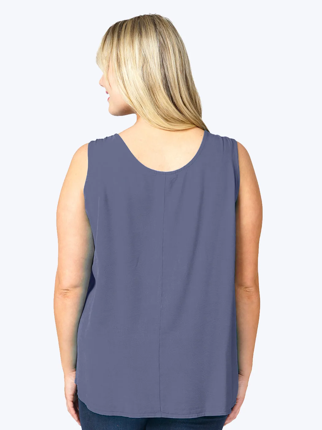 Tianello Plus Sized TENCEL™ "Long" Tank