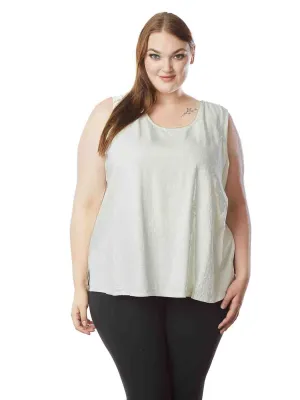 Tianello "Plus" Sized TENCEL™ Jacquard "Gina"   Tank