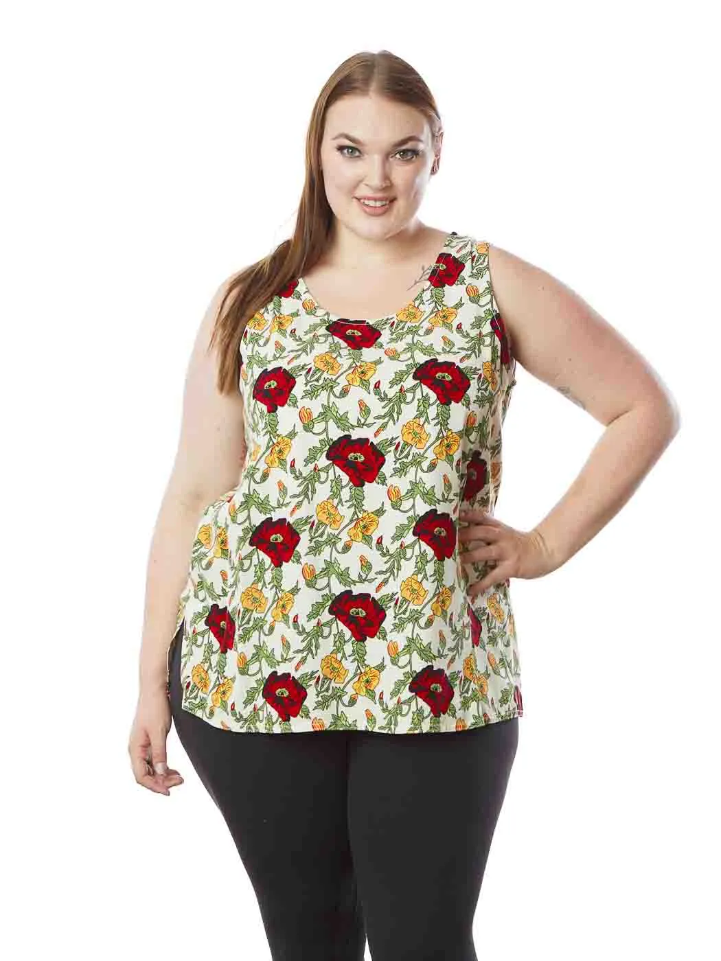 Tianello "Plus" Sized TENCEL™ "Fromboliere"   "Long" Tank